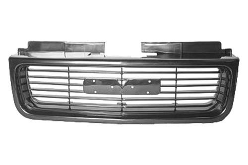 Replace gm1200436 - 98-00 gmc sonoma grille brand new truck grill oe style