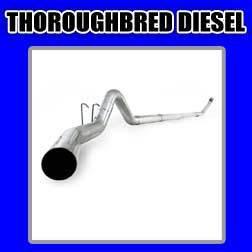 Mbrp 4inch exhaust no muffler stainless 94-02 dodge cummins turbo back s6100slm