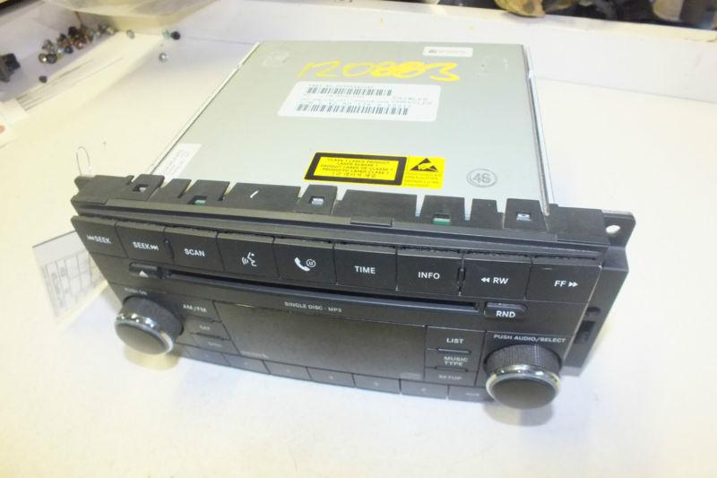 2007 2008 2009 2010 chrysler sebring mp3 cd radio p05064420af oem f