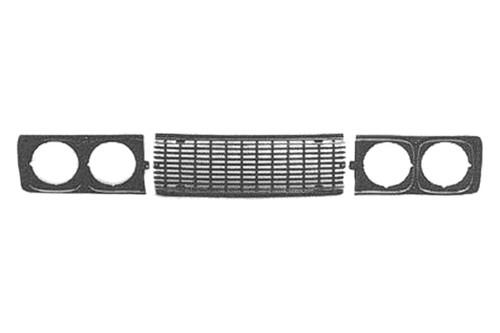 Replace iz1200104 - 89-90 isuzu amigo grille brand new truck suv grill oe style