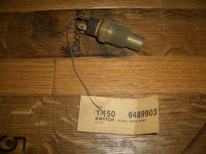 1971 1972 chevrolet nos l-6 engine water temperature switch