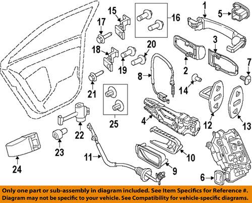 Volkswagen oem 5c6839114aznx lock & hardware-handle, inside