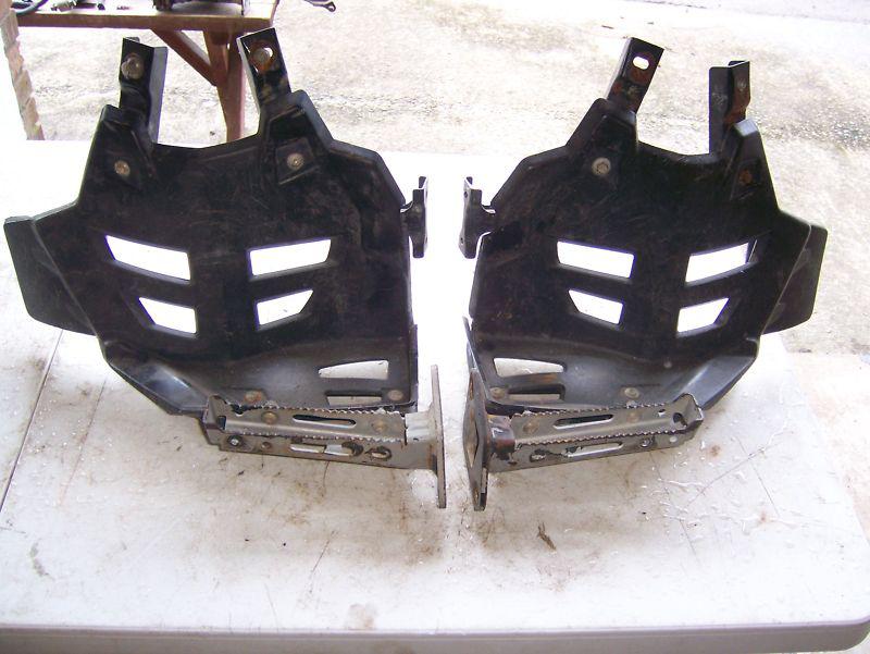 Polaris predator 500 foot pegs heel guards foot well