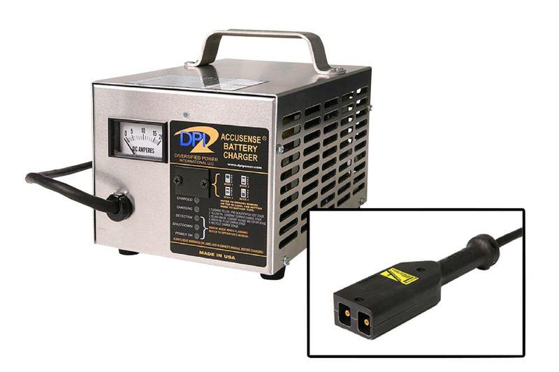 Dpi 48 volt 17 amp golf cart charger -ez-go d36 connector