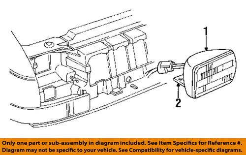 Jeep oem 55055128 fog light-fog lamp assembly