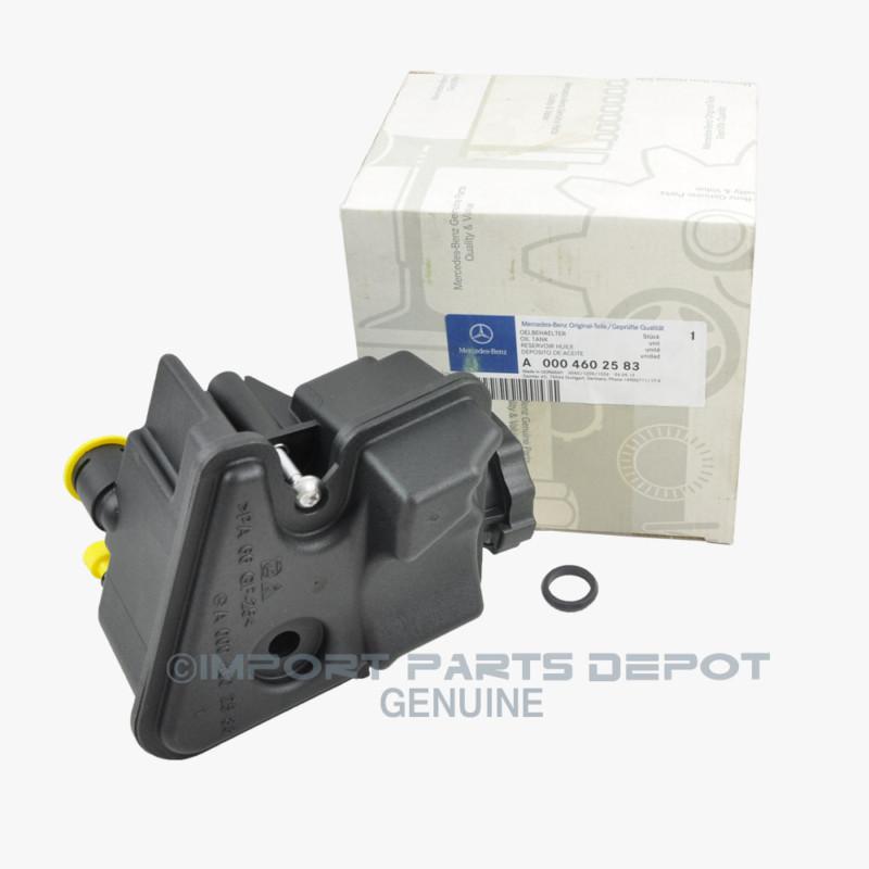 Mercedes-benz power steering pump reservoir tank + seal genuine original 0002583