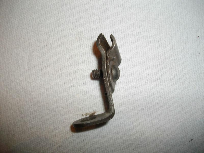 Harley panhead knucklehead throttle cable clamp