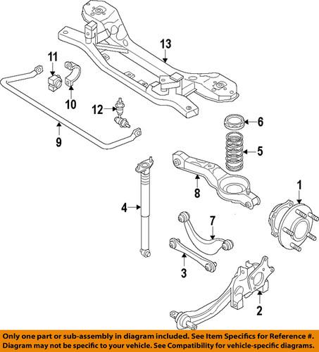 Mazda oem bbm228c10 suspension control arm/control arm