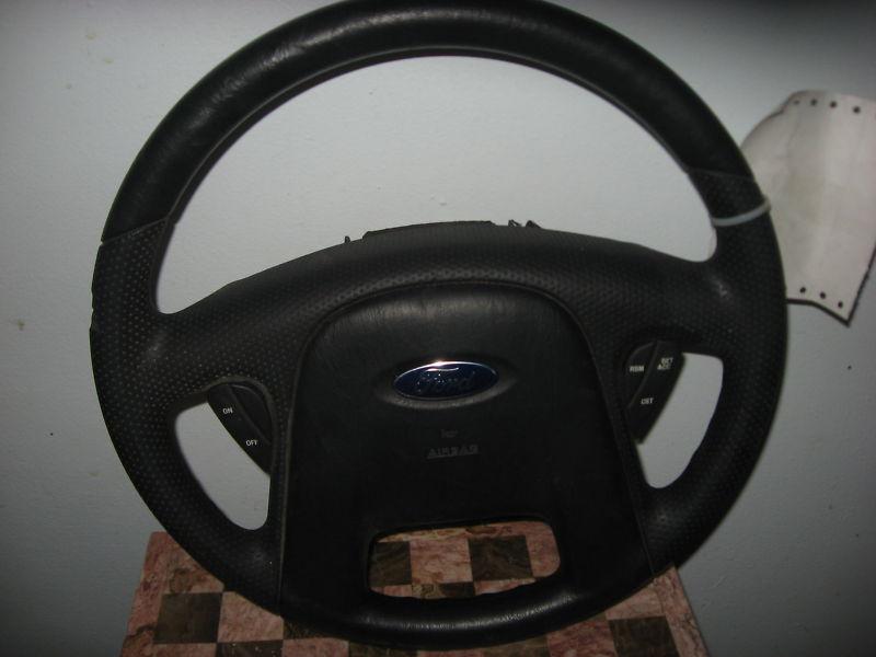 01 02 03 04 ford escape driver airbag steering wheel w  controls, fast free ship