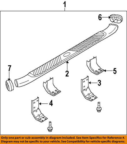 Ford oem 7c3z16a455aa running board-end cap