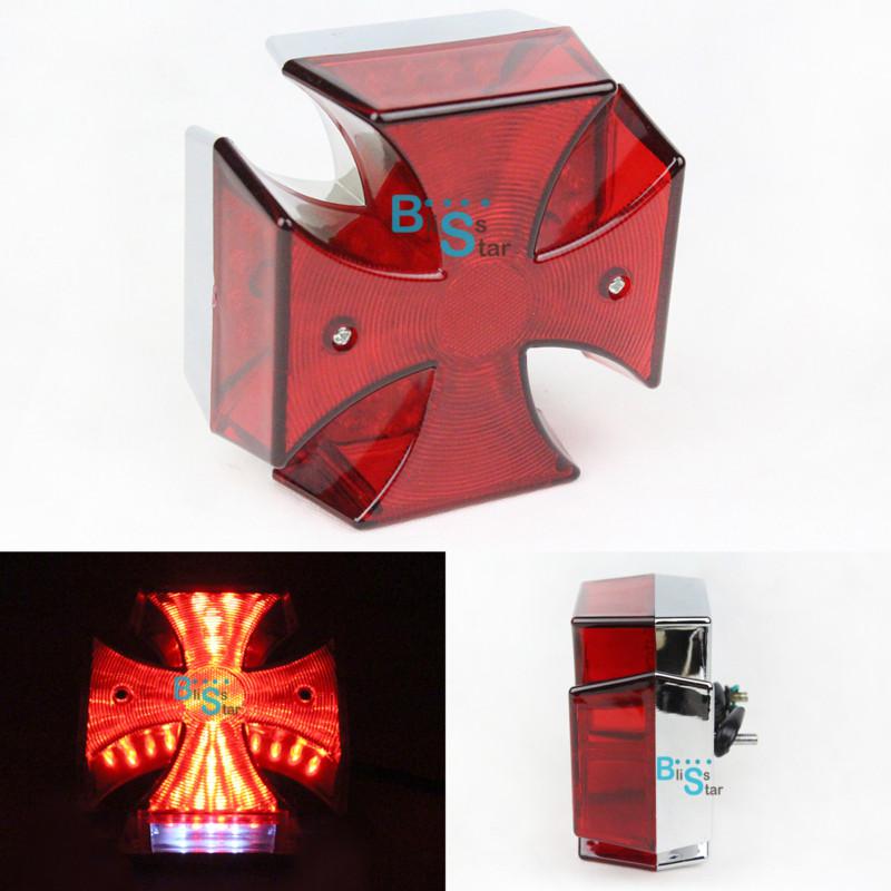 Universal led tail brake light for harley davidson chopper shadow cruiser