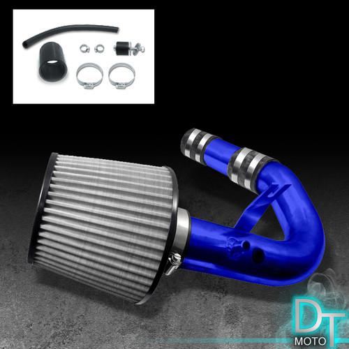 Stainless washable cone filter + cold air intake 00-05 neon sohc blue aluminum