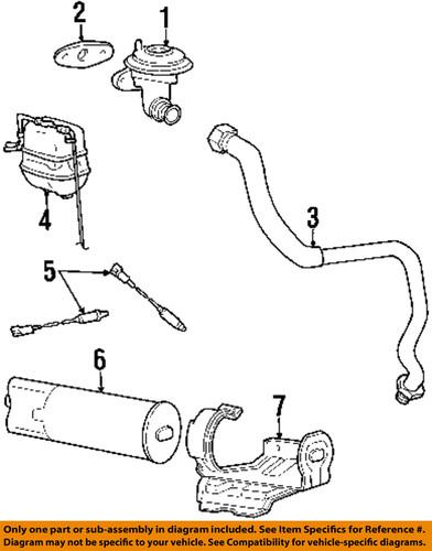 Ford oem f7uz9d477fe emission-egr tube