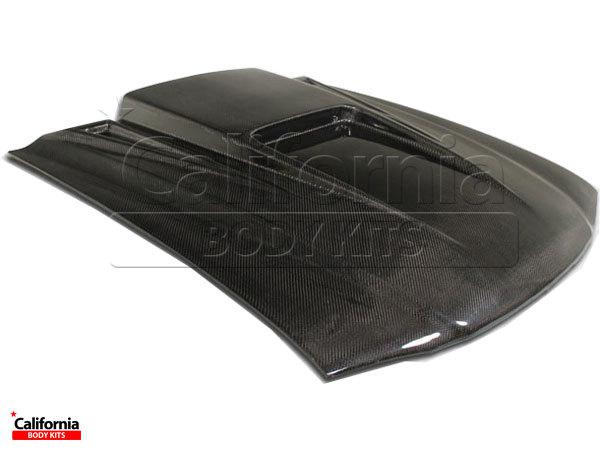 Cbk carbon fiber ford mustang spyder 3 hood kit auto body ford mustang 94-98 usa