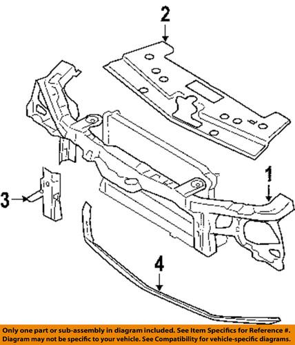 Ford oem 5r3z8349ba radiator support-lower deflector