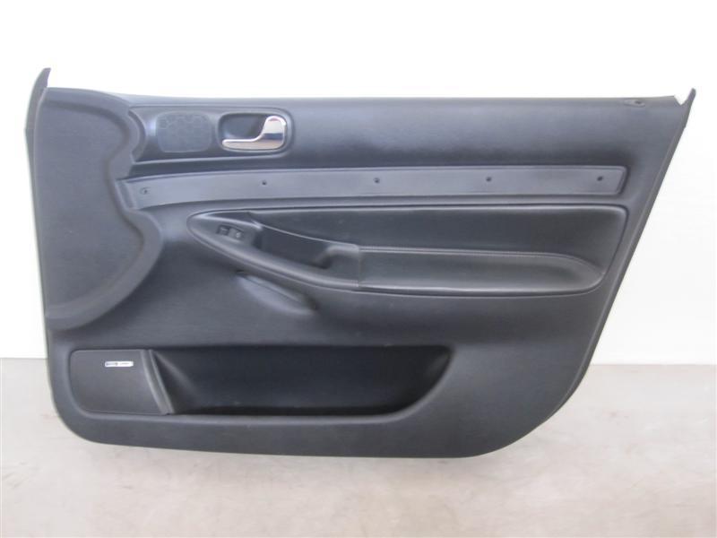 00-02 audi s4 a4 front door panel black right bose leather