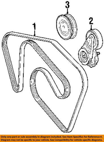 Ford oem 4l8z-8620-ab serpentine belt/fan belt/serpentine belt