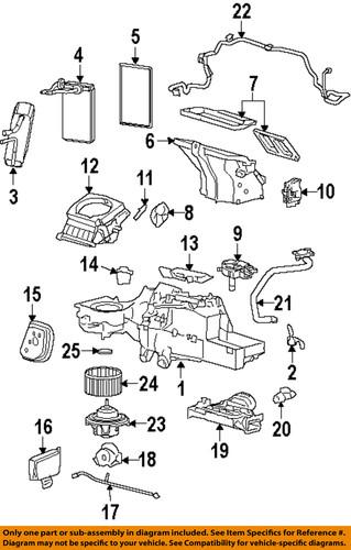 Ford oem fozz18a287a evaporator & heater-fan clip