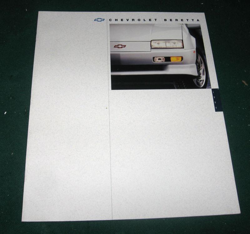 1994 chevy beretta dealer sales brochure; coupe;  z26; 16 pg