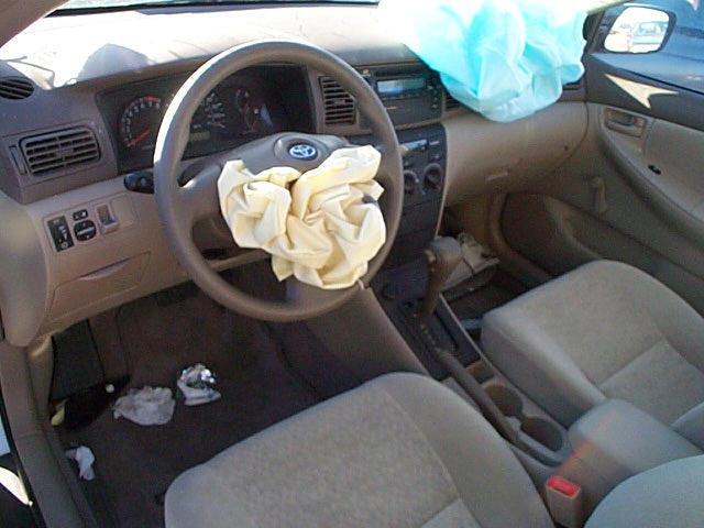 2003 toyota corolla floor center console tan 851511