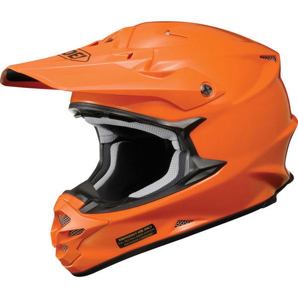 Pure orange xl shoei vfx-w helmet 2013 model