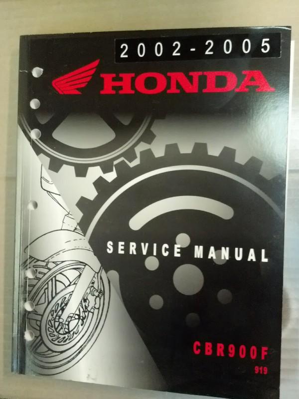 2002 - 2005 genuine honda service manual cbr 919 900f