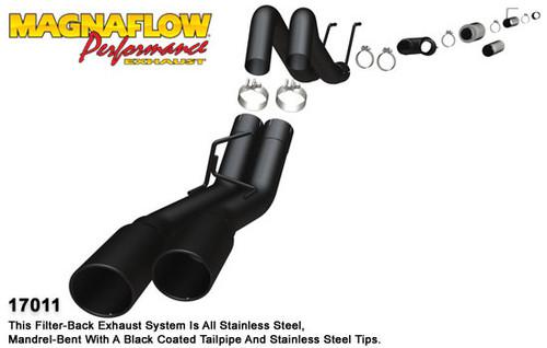 Magnaflow 17011  ford diesel 6.4l diesel, 4in dual black series kit exhaust