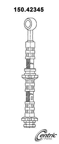 Centric 150.42345 brake hose, rear-brake hydraulic hose