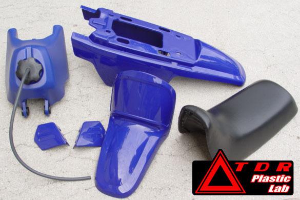 Yamaha pw50 pw 50 blue plastic fender kit and seat new