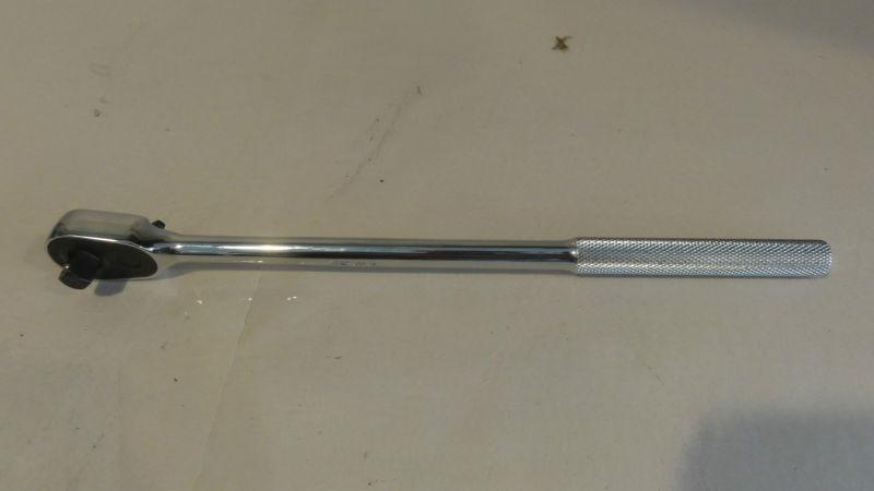 Mac tools 3/8” drive 12" pear head knurled ratchet (xr12k) unused