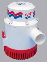 Rule industries non automatic 3700 gph bilge pump 14a