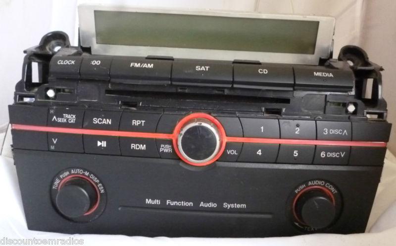 06-09 mazda 3 radio cd player bar4669r0a  *