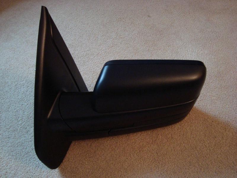 Oem lh drivers side power aerodynamic mirror 2011-2013 ford f150