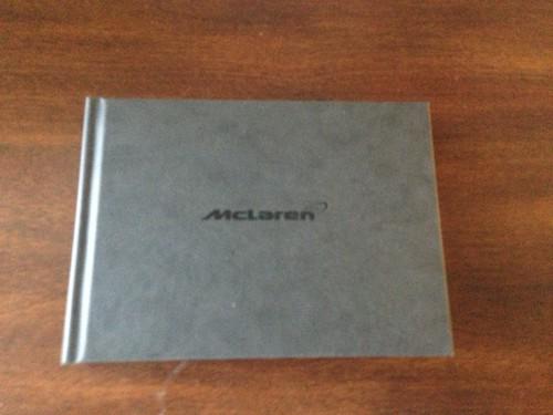 Mclaren mp4-12c owners manual