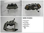 Undercar express 10-16211 rear right rebuilt caliper with pad