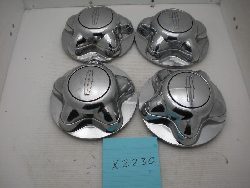 Set of 4 98 99 00 01 02 lincoln navigator wheel center cap hubcap