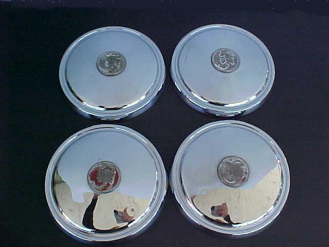 Abarth wheel hub cap_scorpion center caps set of 4 oem