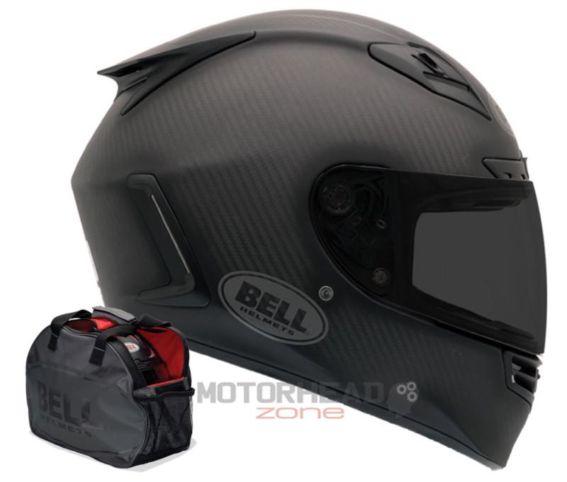 Bell helmet star matte black carbon full face carbon helmet 2xlarge new 2013