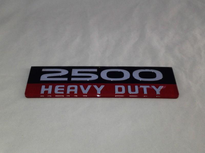 Dodge ram 2500 heavy duty badge 