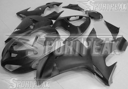 For kawasaki ninja zx-10r zx 10r 06 07 abs body kit black f71c22