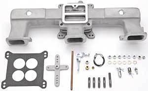 Offenhauser 5416 quad carb intake manifold kit