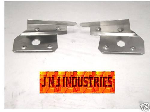 Arctic cat 400 500 700 rear a-arm skid plate set quad 