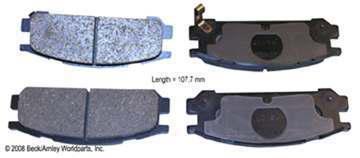 Beck/arnley disc brake pad 087-1378