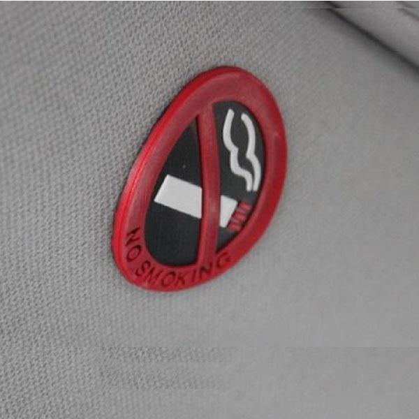 Big promotion  reflective no smoking warning sign car sticker decal car sticker