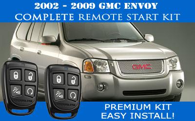 Premium gmc envoy remote start w/ bypass complete kit 2002-2009  - easy install!