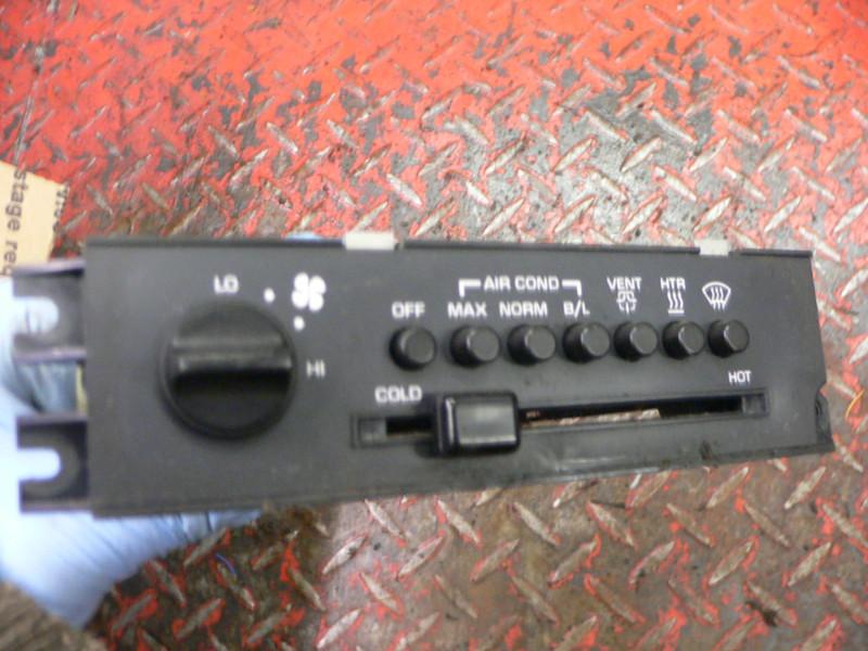 84 pontiac fiero heater controls