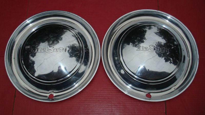 1949 1950 desoto hubcaps wheelcovers