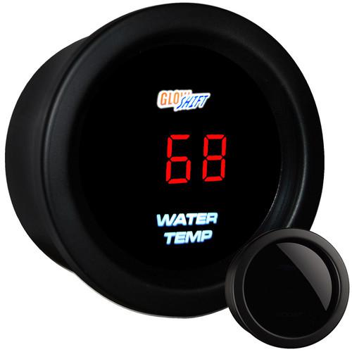 52mm water temp °f gauge meter w. red digital readout