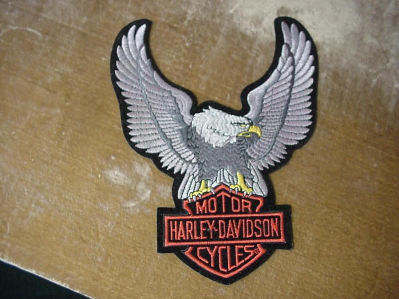 Fantastic harley-davidson eagle patch new 10 inches tall 