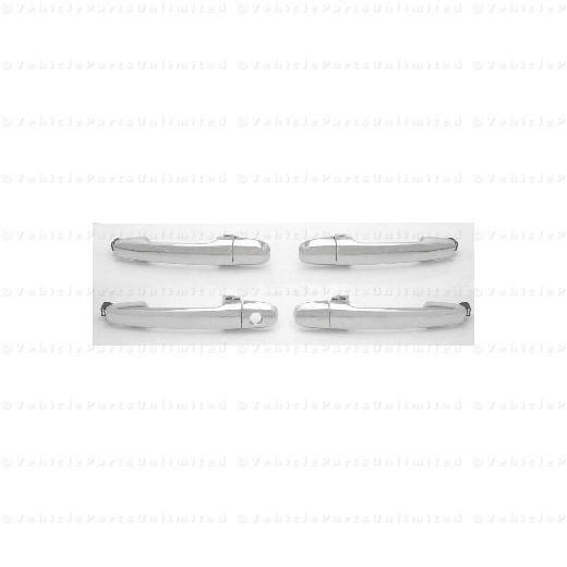 L@@k  ---  4 pc  chrome door handles set --- must see!